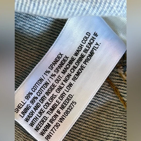 Universal Thread Rhinestone Embellished Denim Shacket - Picture 7 of 7